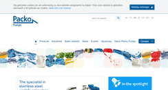 Desktop Screenshot of packopumps.com